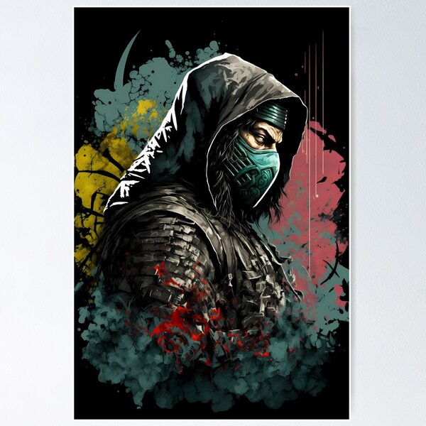 Ninja Poster for Gamers and lovers of retro gaming and Japanese art Poster  for Sale by Sk00ma