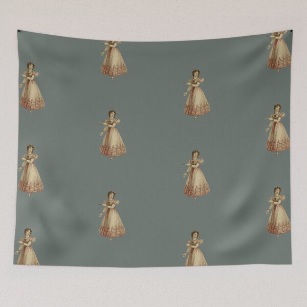 Item preview, Regency Figure with Fan designed and sold by CastlesClassics.