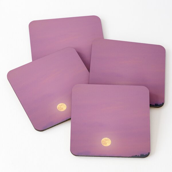 Item preview, moon with sunset sky designed and sold by rogerhphoto.