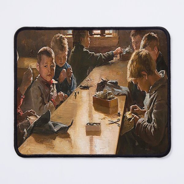 Item preview, Albert Edelfelt Sisäkuva Helsingin poikien työkodista (1885) designed and sold by MARWA-STORE.