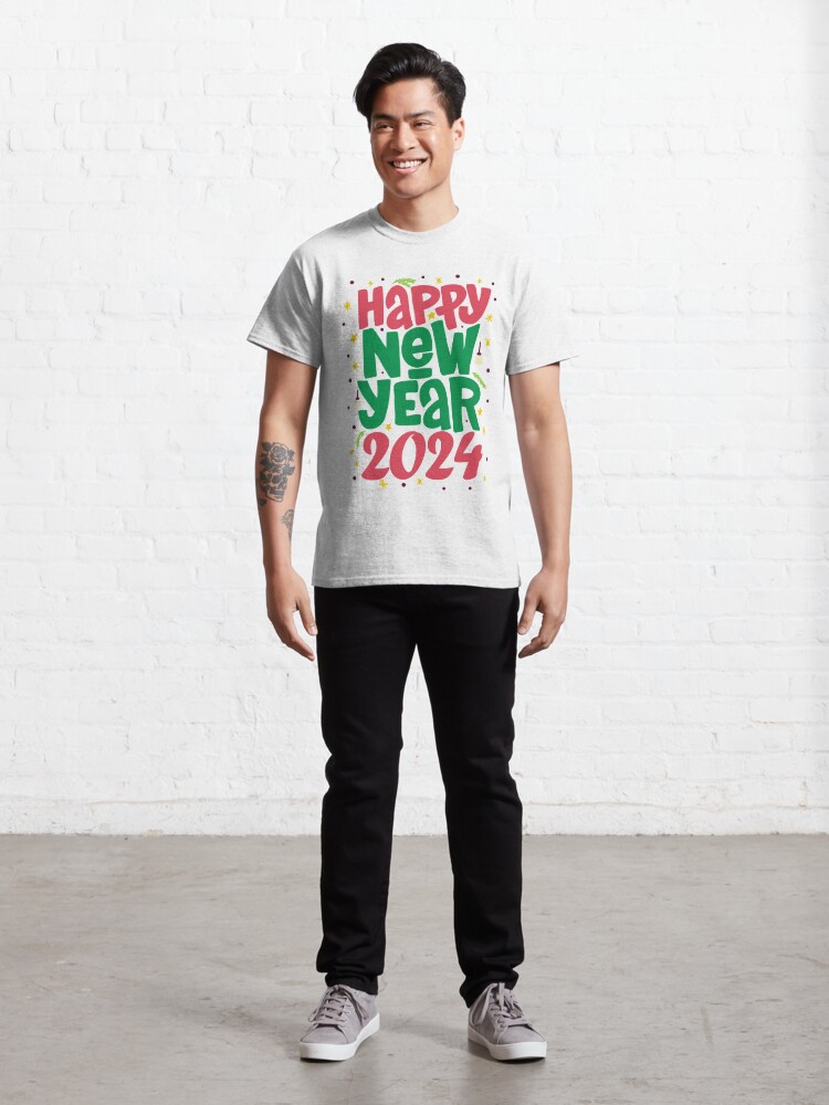 Disover Happy new year 2024 - Merry Christmas Classic T-Shirt
