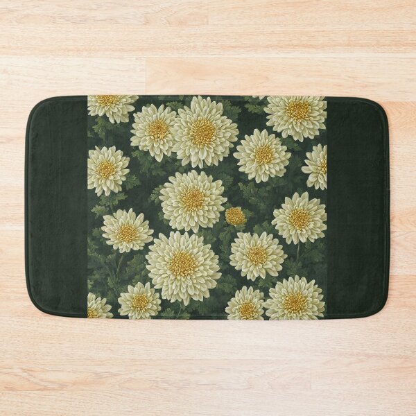 Item preview, Pattern of Chrysanthemums for November designed and sold by FamiliarPufferfish.