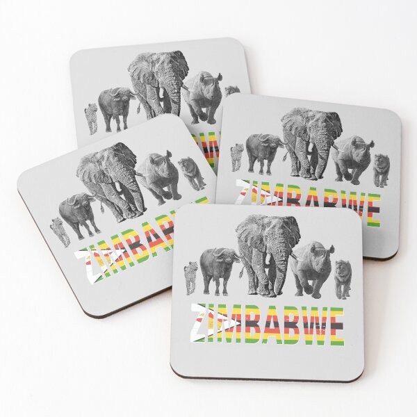 Item preview, Zimbabwe Wildlife Big Five Safari for Zimbabwe Fans designed and sold by Scotch Macaskill.