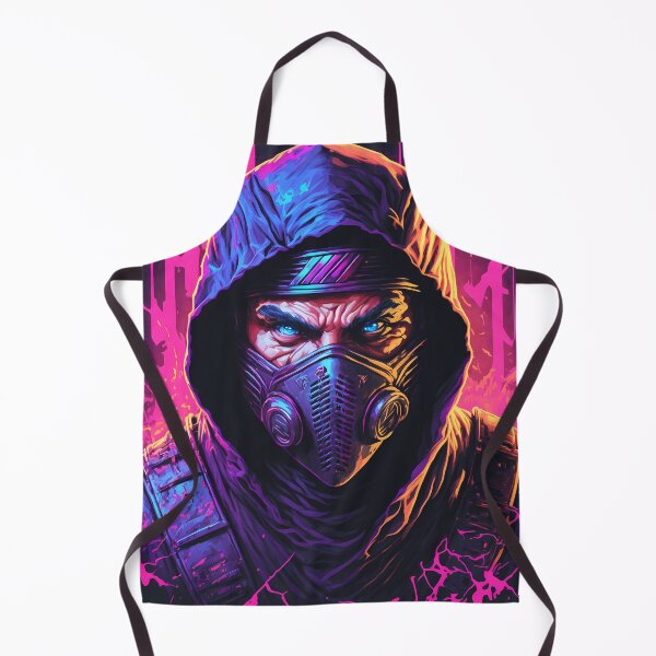 Item preview, Synthwave Poster - Vapourwave Retro Gaming Ninja designed and sold by Sk00ma.