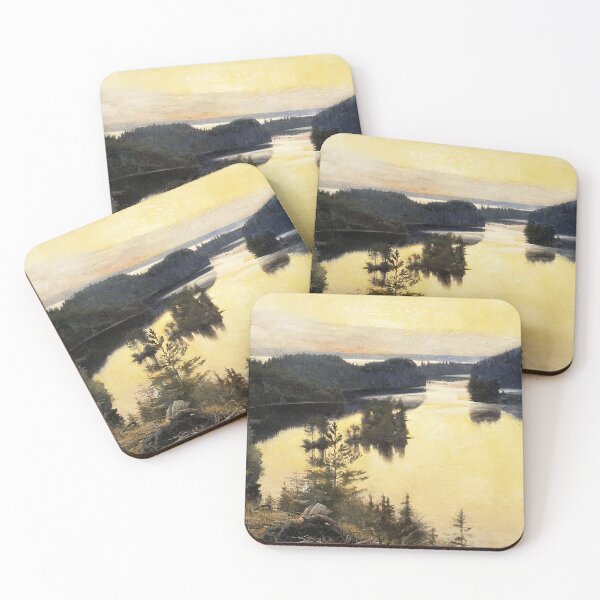Item preview, Albert Edelfelt Kaukola Ridge at Sunset designed and sold by MARWA-STORE.