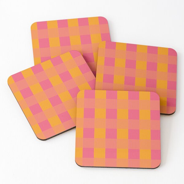 Item preview, Xadrez Rosa e laranja designed and sold by GirlaineSQ.