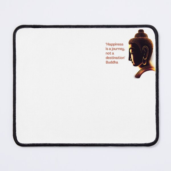 Item preview, Buddha - Happiness is a journey, not a destination designed and sold by RetComly.