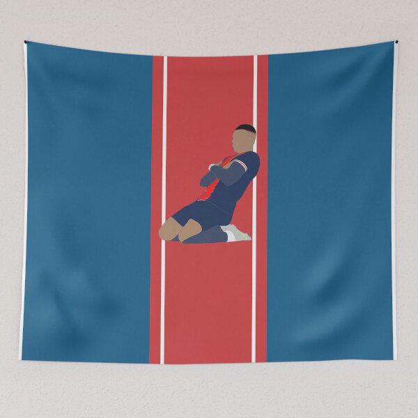Item preview, Kylian Mbappe Jersey Art, Paris, Football Wall Art, Minimalist designed and sold by Fan-Shop.