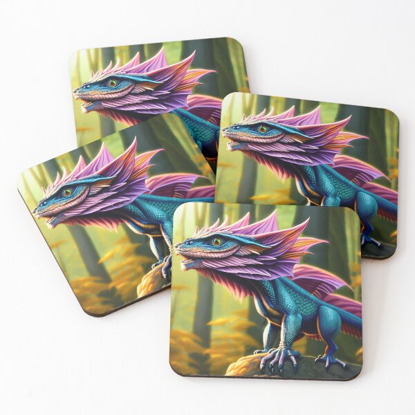 Item preview, Scaled Blue and Purple Jungle Dragon designed and sold by dragynrain.