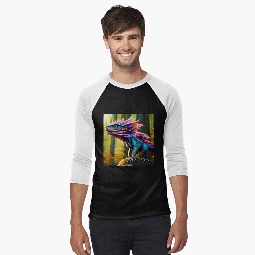 Item preview, Baseball ¾ Sleeve T-Shirt designed and sold by dragynrain.