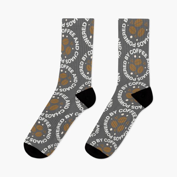 Item preview, Powered by Coffee and Chaos designed and sold by KGoPrintables.