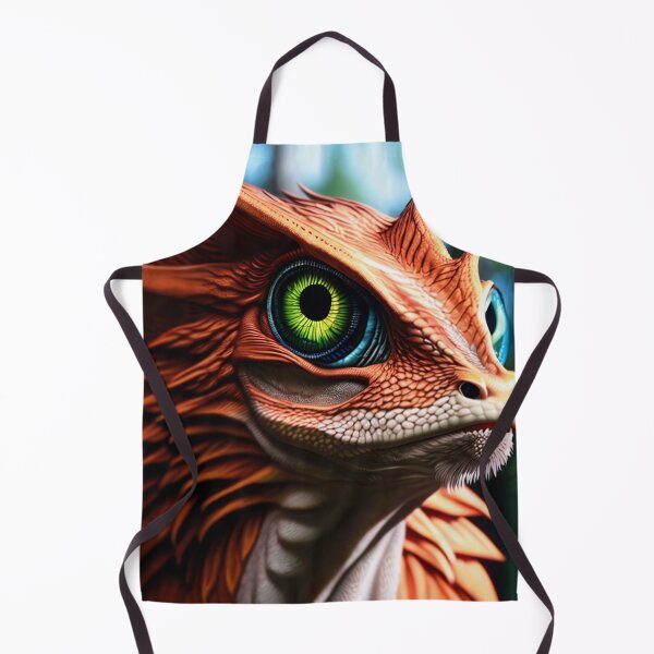 Item preview, Copper Scaled Jungle Dragon with Big Green Eyes designed and sold by dragynrain.