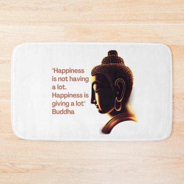 Item preview, Buddha - Happiness is not having a lot. Happiness is... designed and sold by RetComly.