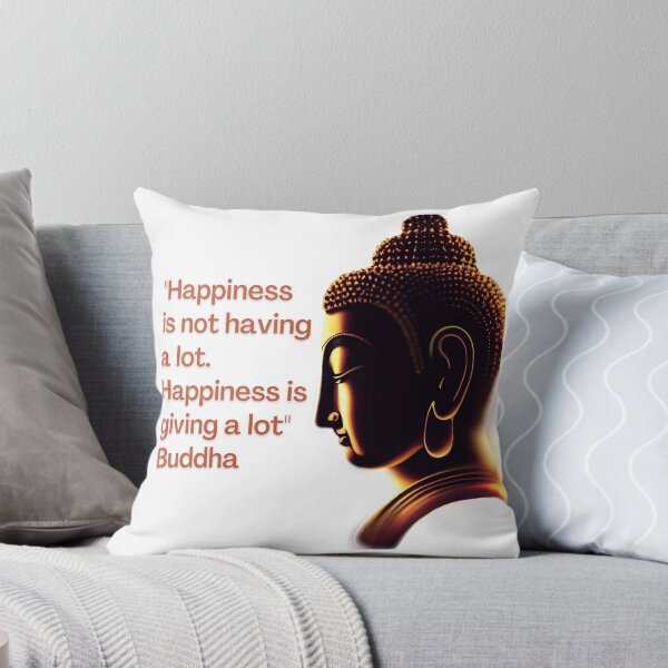 Item preview, Buddha - Happiness is not having a lot. Happiness is... designed and sold by RetComly.