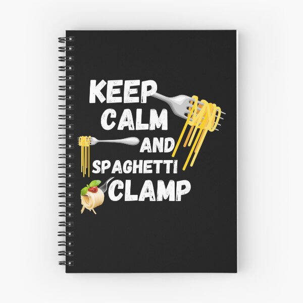 Item preview, Keep Calm And Spaghetti Clamp designed and sold by Nicet-shirt1.