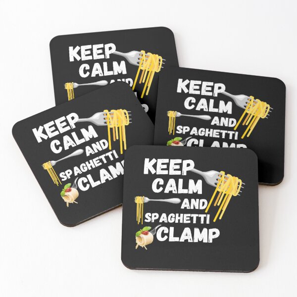 Item preview, Keep Calm And Spaghetti Clamp designed and sold by Nicet-shirt1.