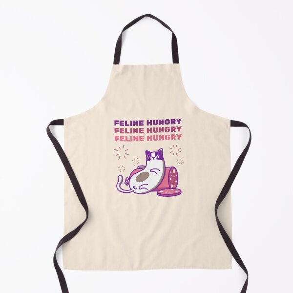 Item preview, Feline Hungry Cat with Salami designed and sold by Trinket-Trickster.