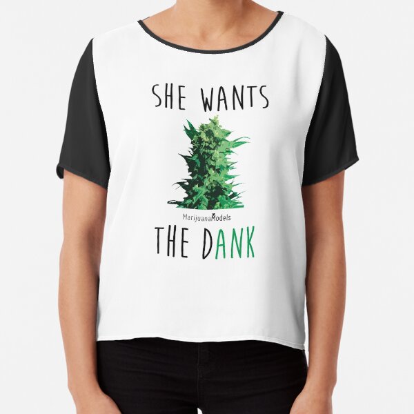 SHE WANTS THE Dank Chiffon Top