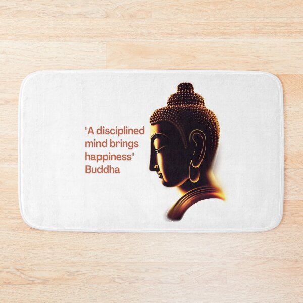 Item preview, Buddha - A disciplined mind brings happiness designed and sold by RetComly.