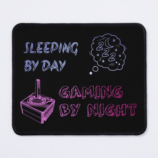 Item preview, sleeping by day gaming by night designed and sold by K-Art-Design.