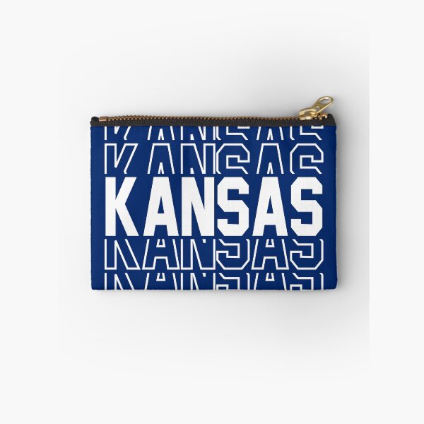 Artikelvorschau, Kopie des Kansas State Repeated Text, Blau entworfen und verkauft von sweetbelle.