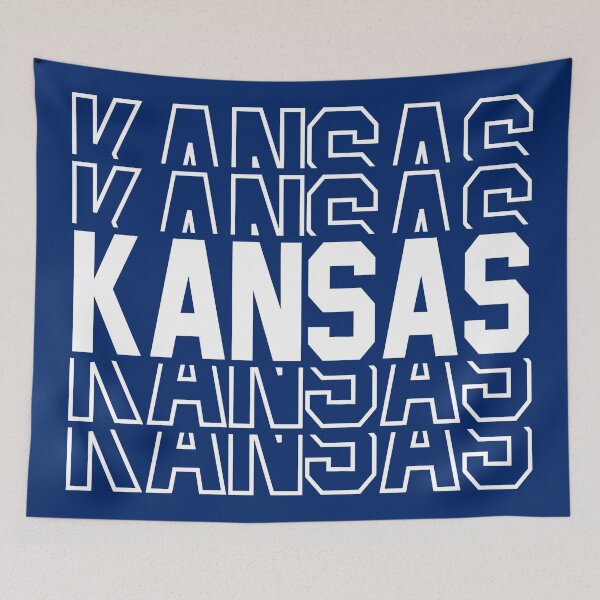 Item preview, Copy of Kansas State Repeated Text, Blue designed and sold by sweetbelle.