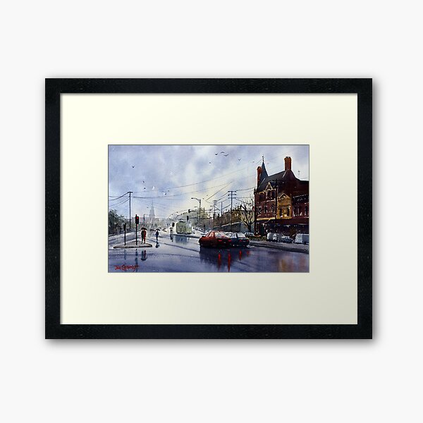 Clifton Hill, Melbourne Framed Art Print