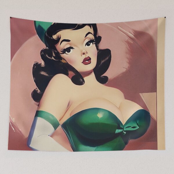 Item preview, Screwball Cartoon Pinup Girl designed and sold by cutestpinups.