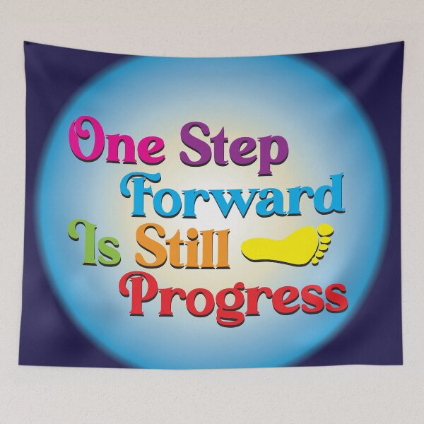 Item preview, One Step Forward Is Still Progress - words designed and sold by Karen Wood.