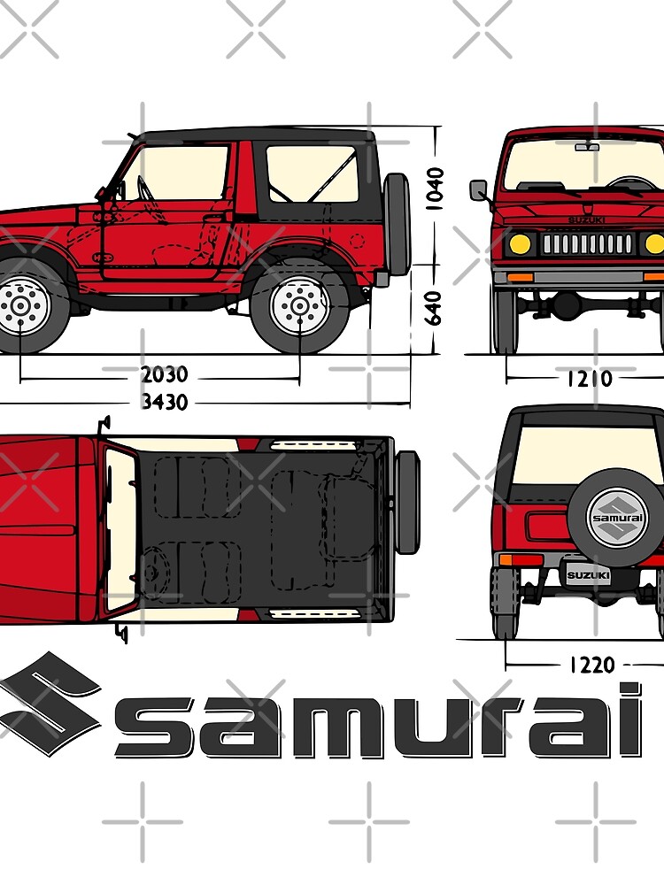 Lámina fotográfica for Sale con la obra «Suzuki Samurái SJ 410» de  Groenendijk