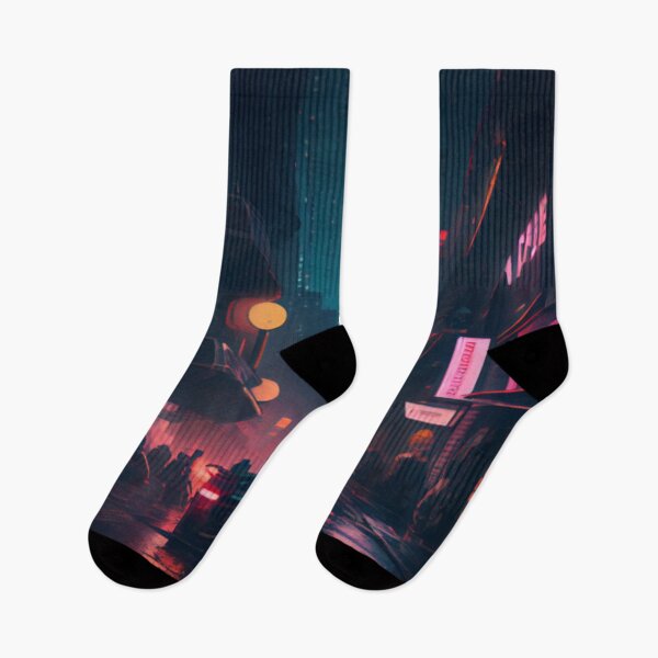 Item preview, Cyberpunk night in Tokio streets designed and sold by MaryAnn84.