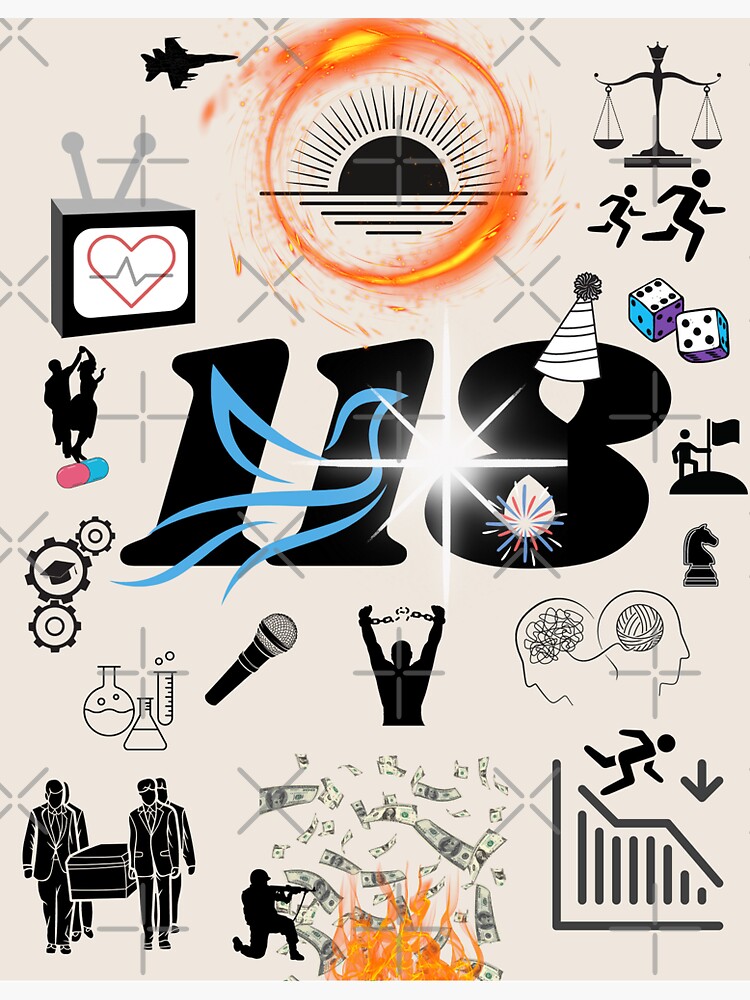 Thumbnail 3 of 3, Sticker, Stillness Gifts 118 Good Work - number art, prophetic art, spiritual designed and sold by stillnessgifts.