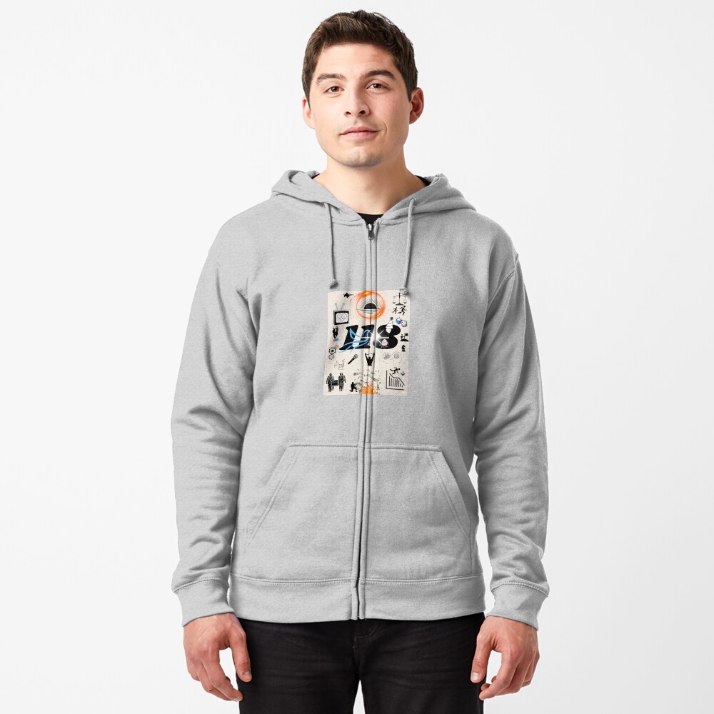 Item preview, Zipped Hoodie designed and sold by stillnessgifts.