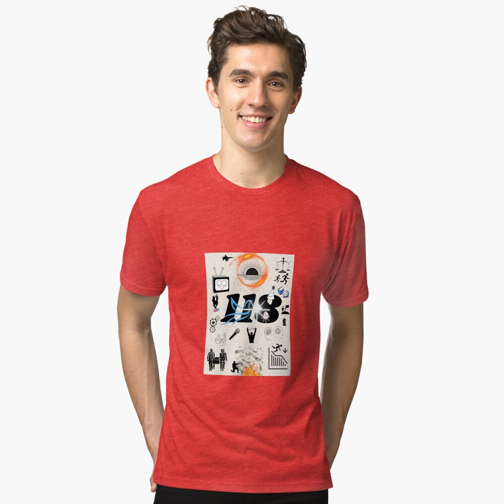 Item preview, Tri-blend T-Shirt designed and sold by stillnessgifts.