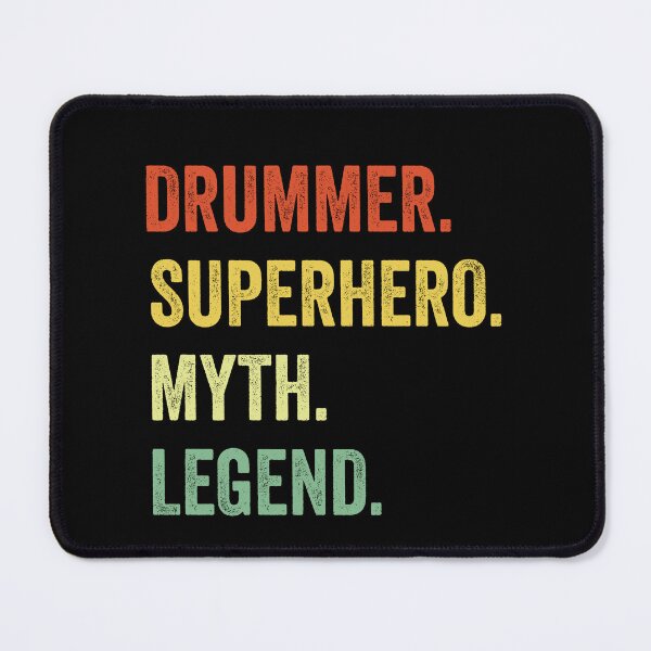 Item preview, Husband drummer Myth Legend, drummer Dad Tee for Husband, drummer Dad Father's Day Gift, drummer Dad Gift for Him designed and sold by Dogs Geeky⭐⭐⭐⭐⭐.