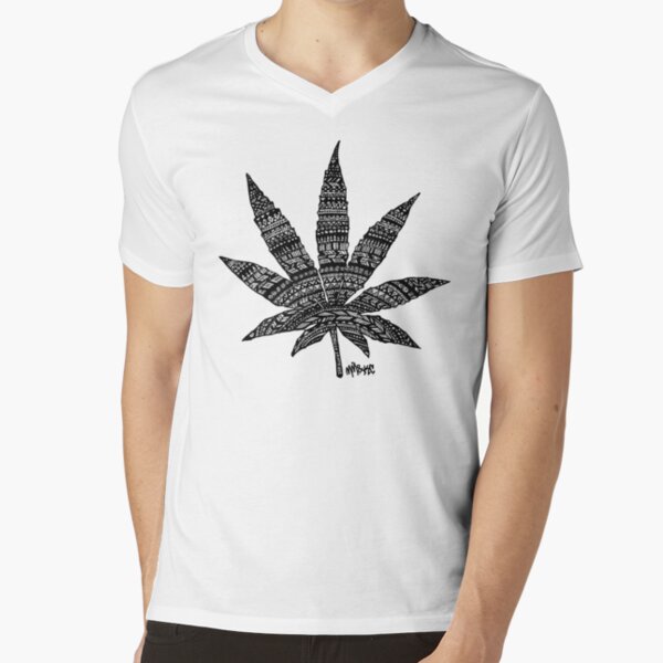 Chronic Leaf V-Neck T-Shirt