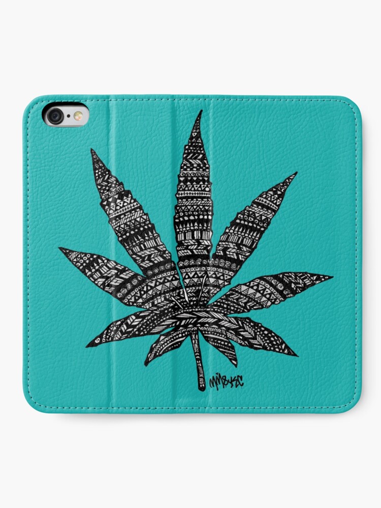 Alternate view of Chronic Leaf iPhone Wallet
