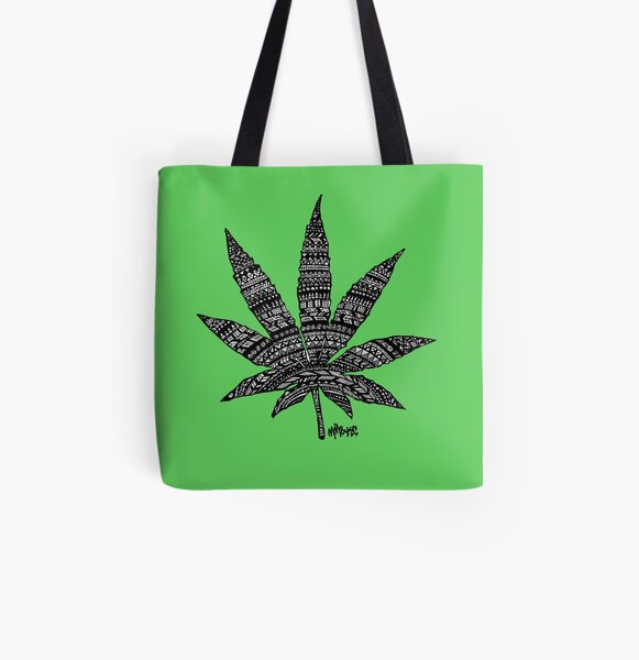 Chronic Leaf All Over Print Tote Bag