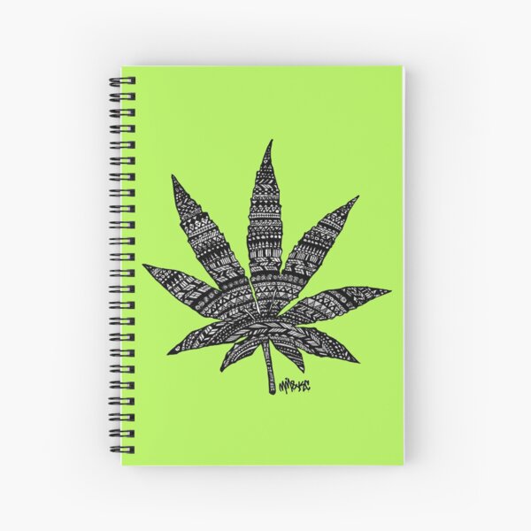 Chronic Leaf Spiral Notebook