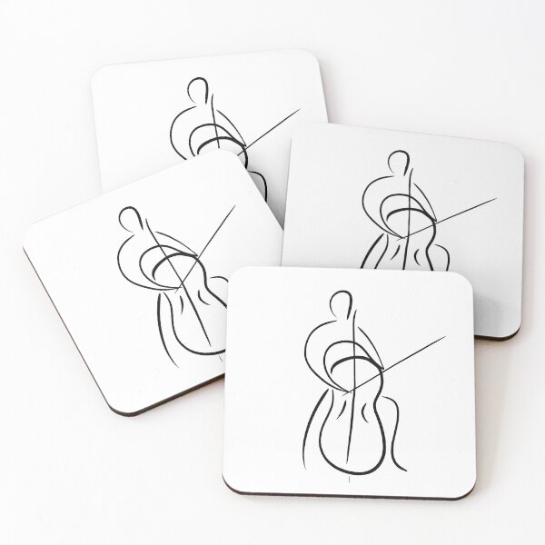 Item preview, Cellist - Line Art designed and sold by piesdesignart.