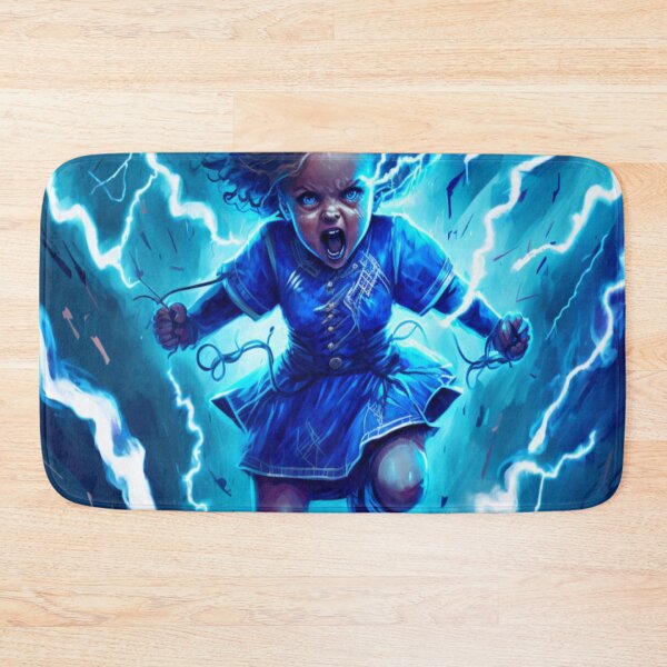 Item preview, chucky Neon blue Horror designed and sold by BaynoSama.