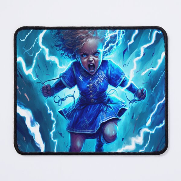 Item preview, chucky Neon blue Horror designed and sold by BaynoSama.