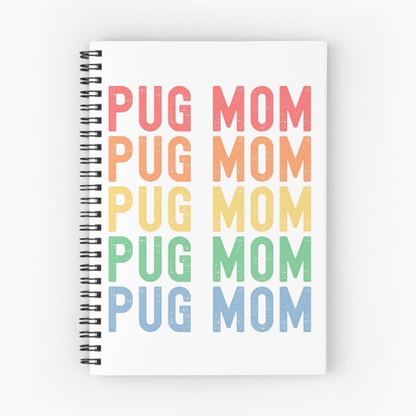 Item preview, Pug Mom Colorful Love Pugs designed and sold by sasigifts.