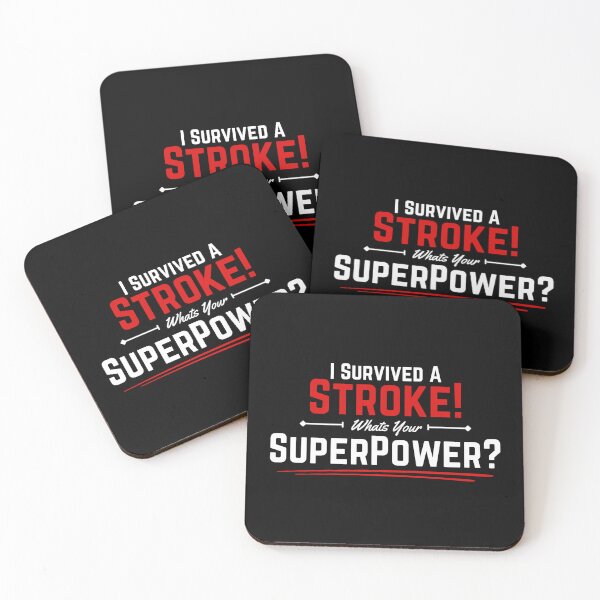 Item preview, I Survived A Stroke! What's Your Superpower? designed and sold by Survivors-R-Us.