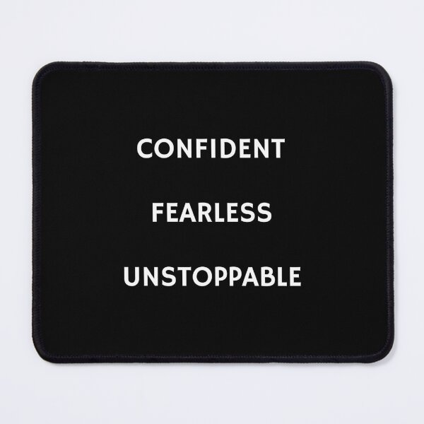Item preview, Confident Fearless Unstoppable  - New Years Resolutions - Positive Affirmations designed and sold by Inspirationmotivation.