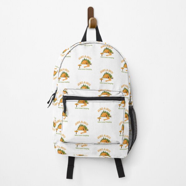 Item preview, Just A Guy Who Loves Camping designed and sold by ShopTwentyFour.