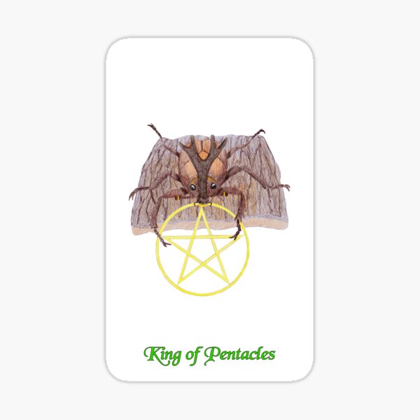 King of Pentacles Sticker