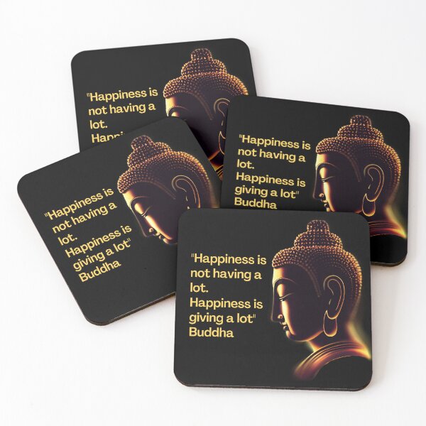 Item preview, Buddha - Happiness is not having a lot. Happiness is... designed and sold by RetComly.