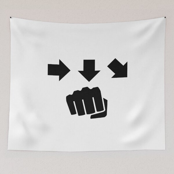 Item preview, Retro Fighting Game Input Command designed and sold by BotWEnthusiast.