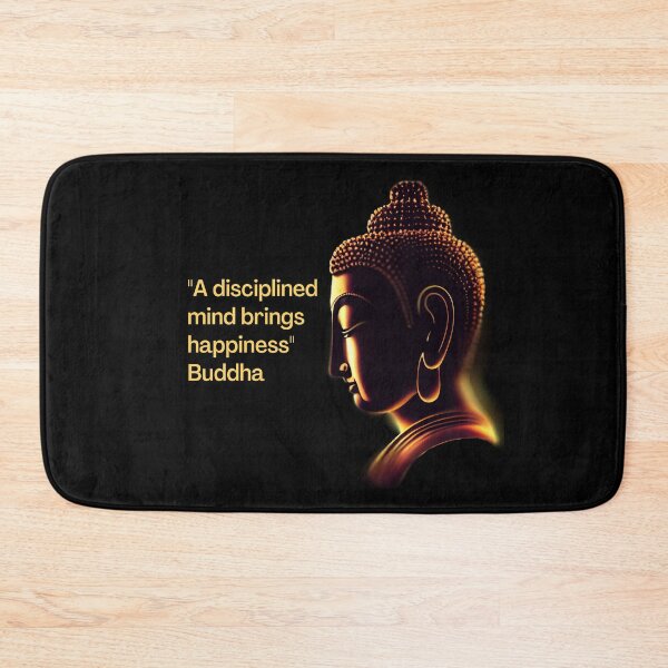 Item preview, Buddha - A disciplined mind brings happiness designed and sold by RetComly.